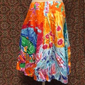 Ralph Lauren Colorful Floral Skirt